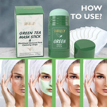 Load image into Gallery viewer, SANVALLEY Green Tea Mask Stick Blackhead Remover Pore Strips Combo Pack
